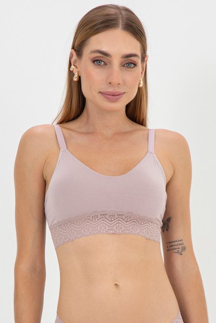 sutia top de viscose base em renda com bojo removivel nude1